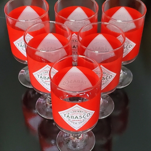 (6) Tabasco 8oz Bloody Mary Glasses - Picture 4 of 7